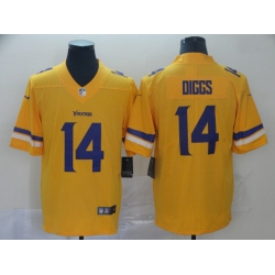 Nike Vikings 14 Stefon Diggs Gold Inverted Legend Limited Jersey Nike Vikings 14 Stefon Diggs Gold Inverted Legend Limited Jersey
