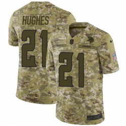 Nike Vikings #21 Mike Hughes Camo Mens Stitched NFL Limited 2018 Salute To Service Jersey Nike Vikings #21 Mike Hughes Camo Mens Stitched NFL Limited 2018 Salute To Service Jersey