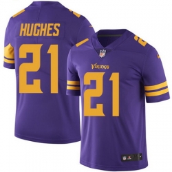 Nike Vikings #21 Mike Hughes Purple Mens Stitched NFL Limited Rush Jersey Nike Vikings #21 Mike Hughes Purple Mens Stitched NFL Limited Rush Jersey