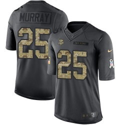 Nike Vikings #25 Latavius Murray Black Men's Stitched NFL Limited 2016 Salute To Service Jersey Nike Vikings #25 Latavius Murray Black Men's Stitched NFL Limited 2016 Salute To Service Jersey