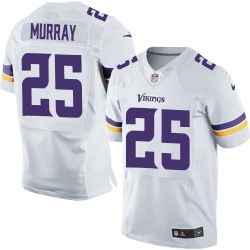 Nike Vikings #25 Latavius Murray White Men's Stitched NFL Elite Jersey Nike Vikings #25 Latavius Murray White Men's Stitched NFL Elite Jersey
