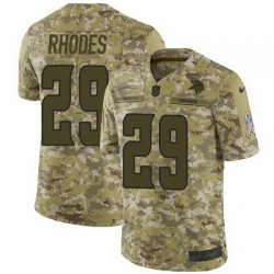 Nike Vikings #29 Xavier Rhodes Camo Mens Stitched NFL Limited 2018 Salute To Service Jersey Nike Vikings #29 Xavier Rhodes Camo Mens Stitched NFL Limited 2018 Salute To Service Jersey