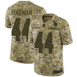 Nike Vikings #44 Chuck Foreman Camo Mens Stitched NFL Limited 2018 Salute To Service Jersey Nike Vikings #44 Chuck Foreman Camo Mens Stitched NFL Limited 2018 Salute To Service Jersey