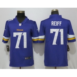 Nike Vikings 71 Riley Reiff Purple Vapor Untouchable Limited Jersey Nike Vikings 71 Riley Reiff Purple Vapor Untouchable Limited Jersey