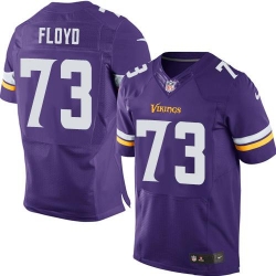 Nike Vikings #73 Sharrif Floyd Purple Team Color Mens Stitched NFL Elite Jersey Nike Vikings #73 Sharrif Floyd Purple Team Color Mens Stitched NFL Elite Jersey