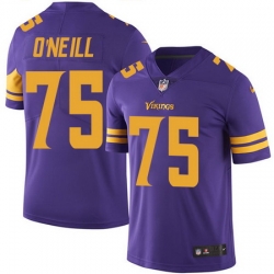 Nike Vikings #75 Brian O Neill Purple Mens Stitched NFL Limited Rush Jersey Nike Vikings #75 Brian O Neill Purple Mens Stitched NFL Limited Rush Jersey