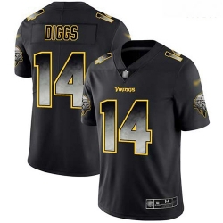 Vikings 14 Stefon Diggs Black Men Stitched Football Vapor Untouchable Limited Smoke Fashion Jersey Vikings 14 Stefon Diggs Black Men Stitched Football Vapor Untouchable Limited Smoke Fashion Jersey