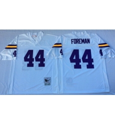 Vikings 44 Chuck Foreman White Throwback Jersey