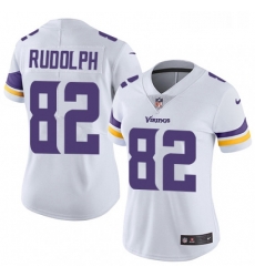 Womens Nike Minnesota Vikings 82 Kyle Rudolph Elite White NFL Jersey