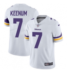 Nike Vikings #7 Case Keenum White Youth Stitched NFL Vapor Untouchable Limited Jersey