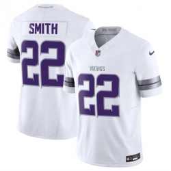 Youth Minnesota Vikings 22 Harrison Smith White F U S E  Winter Warrior Limited Stitched Jersey