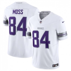 Youth Minnesota Vikings 84 Randy Moss White F U S E  Winter Warrior Limited Stitched Jersey