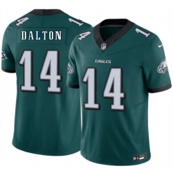 Men Philadelphia Eagles  14 Andy Dalton Green 2026 F U S E  Vapor Untouchable Limited Stitched Football Jersey