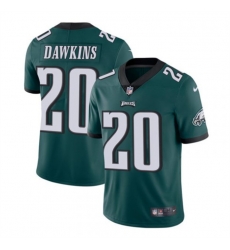 Men Philadelphia Eagles 20 Brian Dawkins Green Vapor Untouchable Limited Stitched Jersey