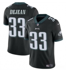 Men Philadelphia Eagles 33 Cooper DeJean Black 2024 Draft Vapor Untouchable Limited Stitched Football Jersey