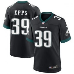Men Philadelphia Eagles 39 Marcus Epps Black 2025 Vapor Untouchable Limited Stitched Football Jersey