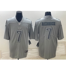 Men Philadelphia Eagles 7 Haason Reddick Gray Atmosphere Fashion Stitched Jersey