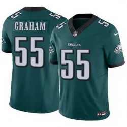 Men Philadelphia Eagles Brandon Graham #55 Green F U S E Stitched NFL Jersey