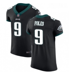 Mens Nike Philadelphia Eagles 9 Nick Foles Black Alternate Vapor Untouchable Elite Player NFL Jersey