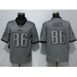 Nike Eagles #86 Zach Ertz Gray Gridiron Gray Vapor Untouchable Limited Jersey