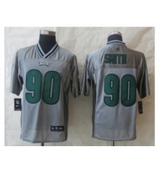 Nike Philadelphia Eagles 90 Marcus Smith Grey Elite Vapor NFL Jersey