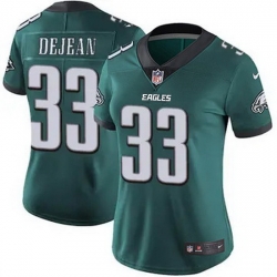 Women Philadelphia Eagles Cooper DeJean #33 Green F U S E Stitched NFL Jersey