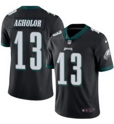 Nike Eagles #13 Nelson Agholor Black Youth Stitched NFL Limited Rush Jersey