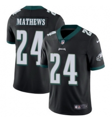 Nike Eagles #24 Ryan Mathews Black Alternate Youth Stitched NFL Vapor Untouchable Limited Jersey