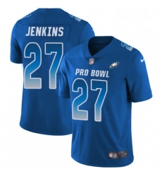 Youth Nike Philadelphia Eagles 27 Malcolm Jenkins Limited Royal Blue 2018 Pro Bowl NFL Jersey