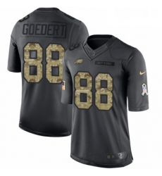 Youth Nike Philadelphia Eagles 88 Dallas Goedert Limited Black 2016 Salute to Service NFL Jersey