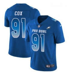 Youth Nike Philadelphia Eagles 91 Fletcher Cox Limited Royal Blue 2018 Pro Bowl NFL Jersey