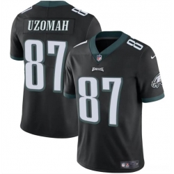 Youth Philadelphia Eagles 87 C J  Uzomah Black Vapor Untouchable Limited Stitched Football Jersey