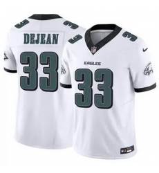 Youth Philadelphia Eagles Cooper DeJean #33 White F U S E Stitched NFL Jersey