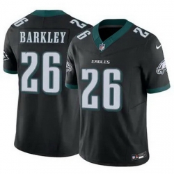 Youth Philadelphia Eagles Saquon Barkley #26 Black F U S E Limited Stitched Football Jersey