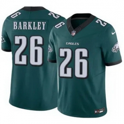 Youth Philadelphia Eagles Saquon Barkley #26 Green F U S E Limited Stitched Football Jersey