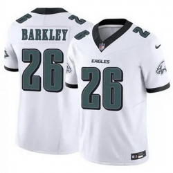 Youth Philadelphia Eagles Saquon Barkley #26 White F U S E Limited Stitched Football Jersey