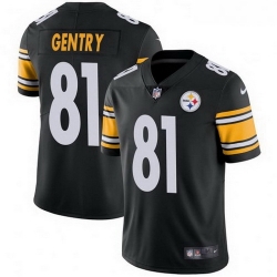 Men Nike 81 Zach Gentry Pittsburgh Steelers Limited Black Team Color Vapor Untouchable Jersey Men Nike 81 Zach Gentry Pittsburgh Steelers Limited Black Team Color Vapor Untouchable Jersey