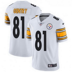 Men Nike 81 Zach Gentry Pittsburgh Steelers Limited White Vapor Untouchable Jersey Men Nike 81 Zach Gentry Pittsburgh Steelers Limited White Vapor Untouchable Jersey