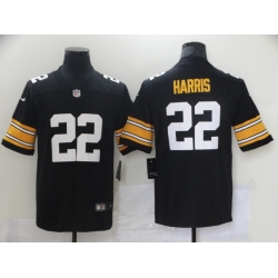 Men Nike Pittsburgh Steelres Najee Harris 22 Black Vapor Limited Jersey Men Nike Pittsburgh Steelres Najee Harris 22 Black Vapor Limited Jersey