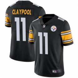 Men Nike Steelers 11 Chase Claypool Black Vapor Limited Stitched NFL Jersey Men Nike Steelers 11 Chase Claypool Black Vapor Limited Stitched NFL Jersey
