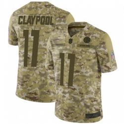 Men Nike Steelers 11 Chase Claypool Camo 2018 Salute To Service Stitched NFL Jersey Men Nike Steelers 11 Chase Claypool Camo 2018 Salute To Service Stitched NFL Jersey