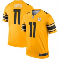 Men Nike Steelers 11 Chase Claypool Legend Gold Vapor Limited Stitched NFL Jersey Men Nike Steelers 11 Chase Claypool Legend Gold Vapor Limited Stitched NFL Jersey