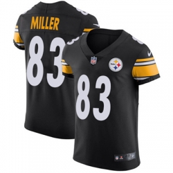 Men Nike Steelers #83 Heath Miller Black Team Color Stitched NFL Vapor Untouchable Elite Jersey Men Nike Steelers #83 Heath Miller Black Team Color Stitched NFL Vapor Untouchable Elite Jersey