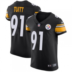 Men Nike Steelers #91 Stephon Tuitt Black Team Color Stitched NFL Vapor Untouchable Elite Jersey Men Nike Steelers #91 Stephon Tuitt Black Team Color Stitched NFL Vapor Untouchable Elite Jersey