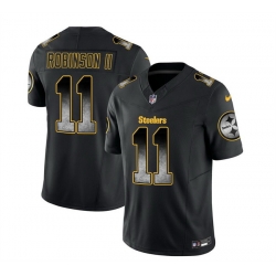 Men Pittsburgh Steelers 11 Allen Robinson II Black 2023 F U S E  Smoke Vapor Untouchable Limited Stitched Jersey Men Pittsburgh Steelers 11 Allen Robinson II Black 2023 F U S E  Smoke Vapor Untouchable Limited Stitched Jersey