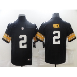 Men Pittsburgh Steelers 2 Mike Vick Black Vapor Untouchable Stitched NFL Nike Throwback Limited Jersey Men Pittsburgh Steelers 2 Mike Vick Black Vapor Untouchable Stitched NFL Nike Throwback Limited Jersey
