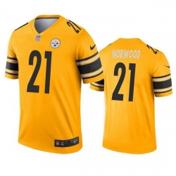 Men Pittsburgh Steelers 21 Tre Norwood Gold Inverted Legend Stitched Jerse Men Pittsburgh Steelers 21 Tre Norwood Gold Inverted Legend Stitched Jerse