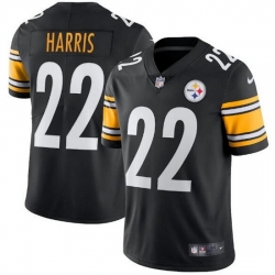 Men Pittsburgh Steelers 22 Najee Harris Black Vapor Untouchable Limited Stitched Jersey Men Pittsburgh Steelers 22 Najee Harris Black Vapor Untouchable Limited Stitched Jersey