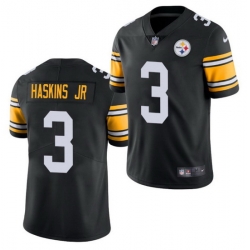 Men Pittsburgh Steelers 3 Dwayne Haskins Jr  Black Vapor Untouchable Limited Stitched jersey Men Pittsburgh Steelers 3 Dwayne Haskins Jr  Black Vapor Untouchable Limited Stitched jersey
