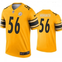 Men Pittsburgh Steelers 56 Highsmith Gold Rush Jersey  281 29 Men Pittsburgh Steelers 56 Highsmith Gold Rush Jersey  281 29